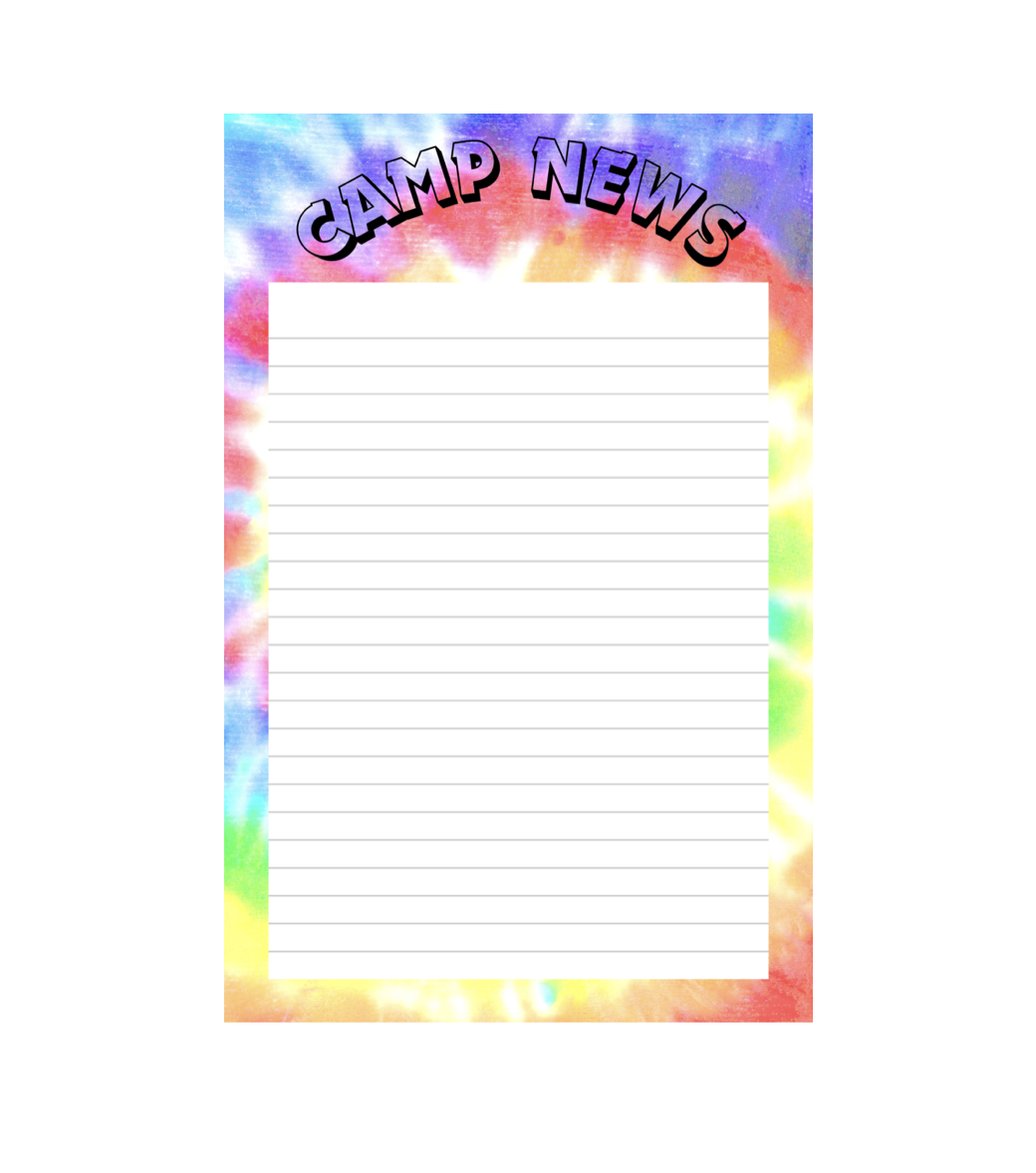 CAMP NEWS STATIONERY