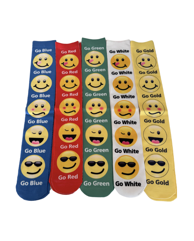 Color War Emoji Socks