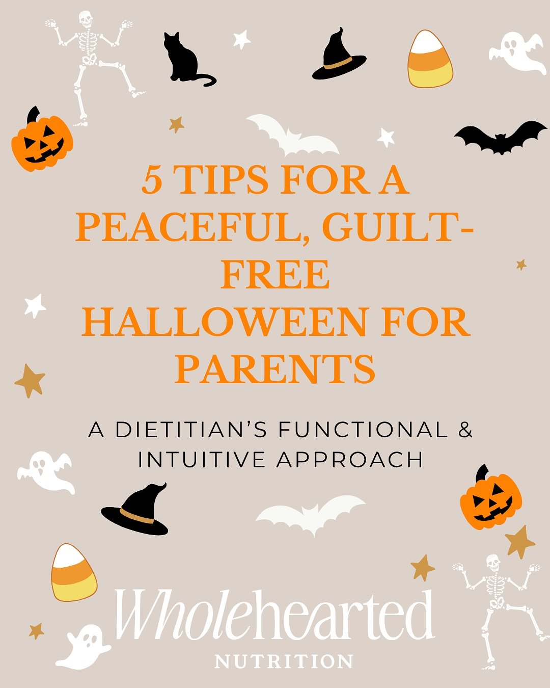 Halloween candy doesn&rsquo;t have to feel so scary 👻

The goal isn&rsquo;t to totally control your child&rsquo;s candy. It&rsquo;s to teach trust.

🎃Feed them well first
🍬Drop the food rules
👻Model balance
🍫 Handle leftovers your way
🍭Keep cal