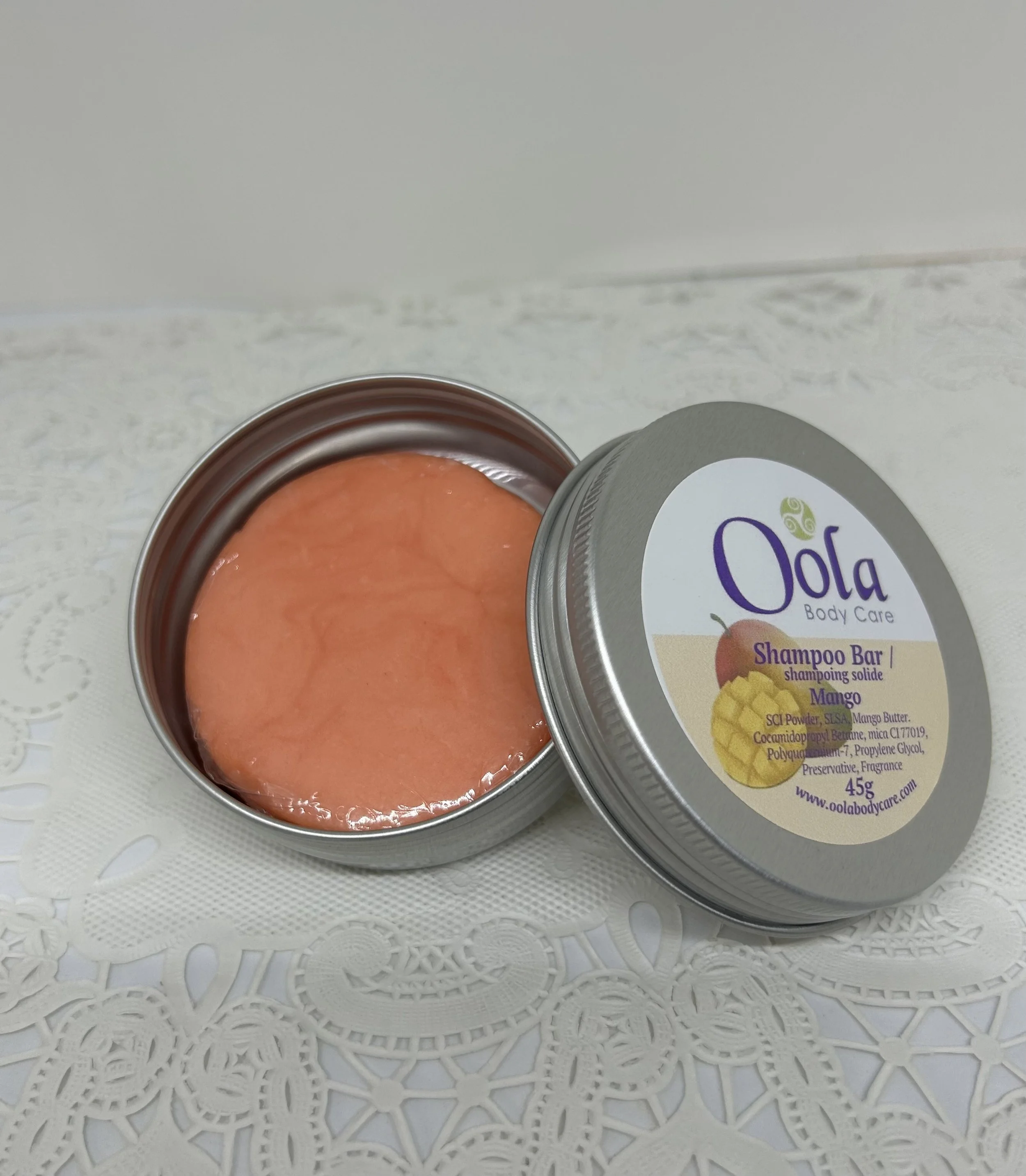 Oola  PH Balanced Mango Shampoo Bar