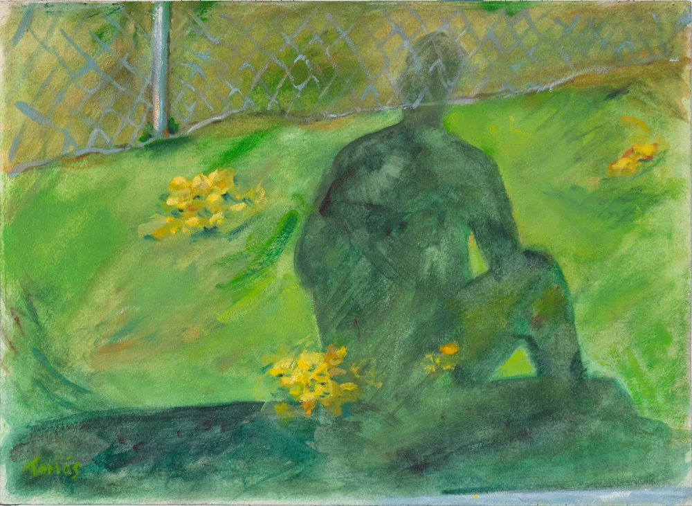 Self Portrait: On the Yard by Brett Tomás Gonzalez