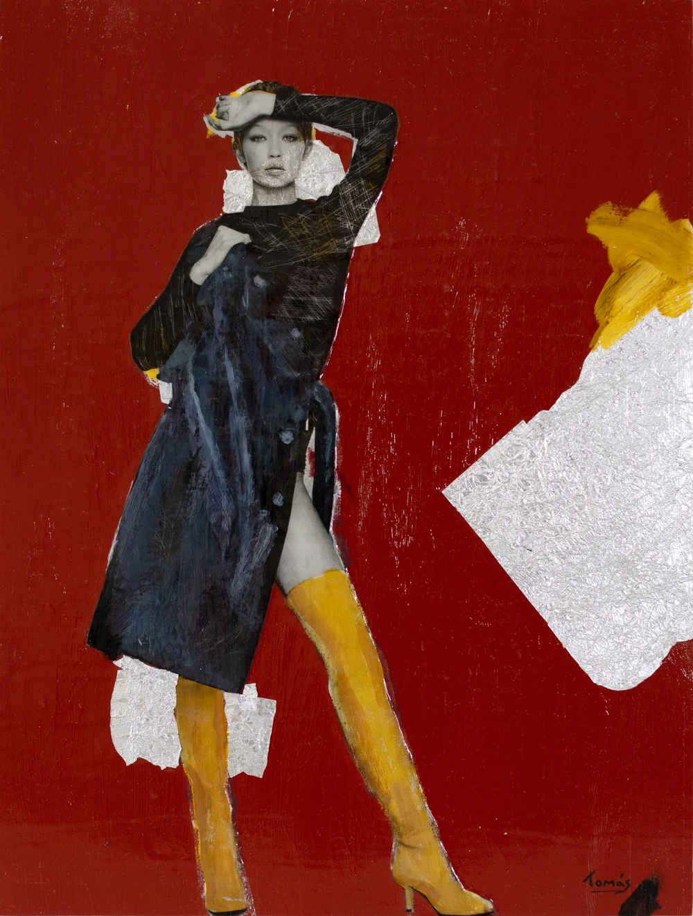 Detachment, a mixed media work by Brett Tomás Gonzalez