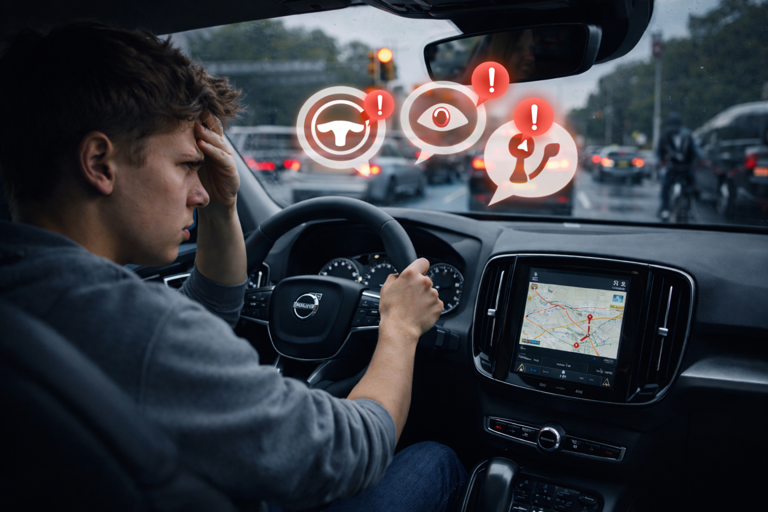 Alles komt tegelijk: waarom beginnende bestuurders soms vastlopen