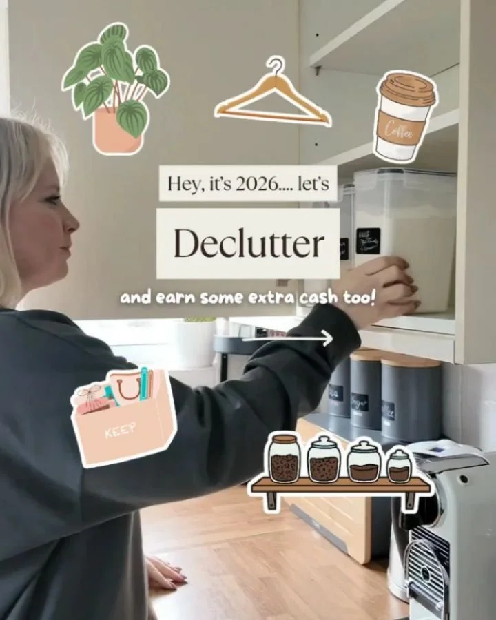 It&rsquo;s time! 🙌🏻 It's time for my yearly declutter challenge, and this time I&rsquo;m adding in an extra challenge to earn some &pound;&pound;&pound; along the way too! Will you join me? 🥰

Pop DECLUTTERPLAN in the caption and I&rsquo;ll send y