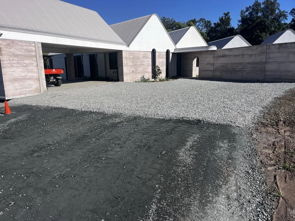 gravel driveway in the hunter region 