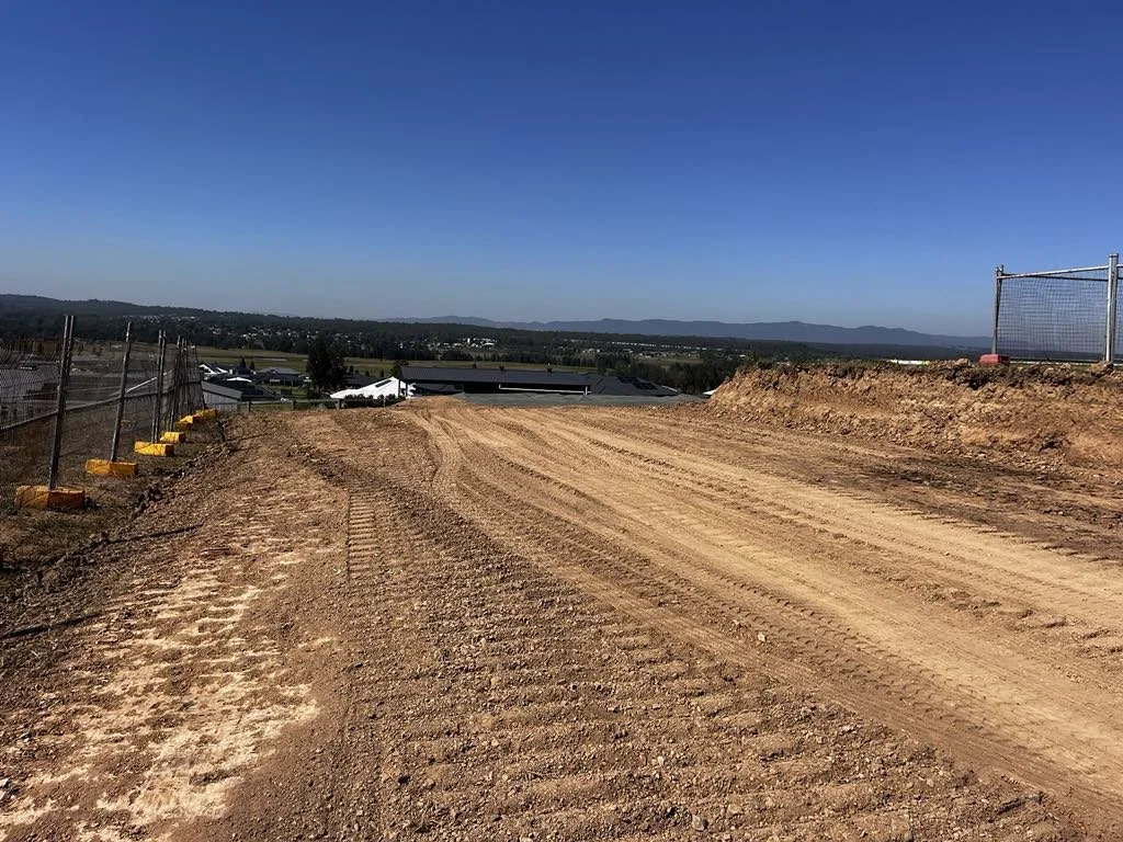 Site and driveway prep for new house block