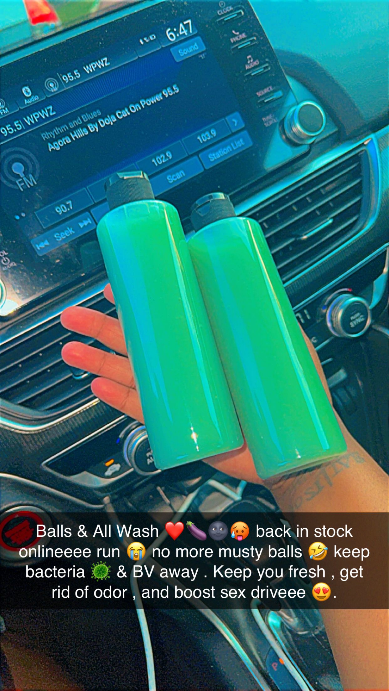 Balls & all men wash