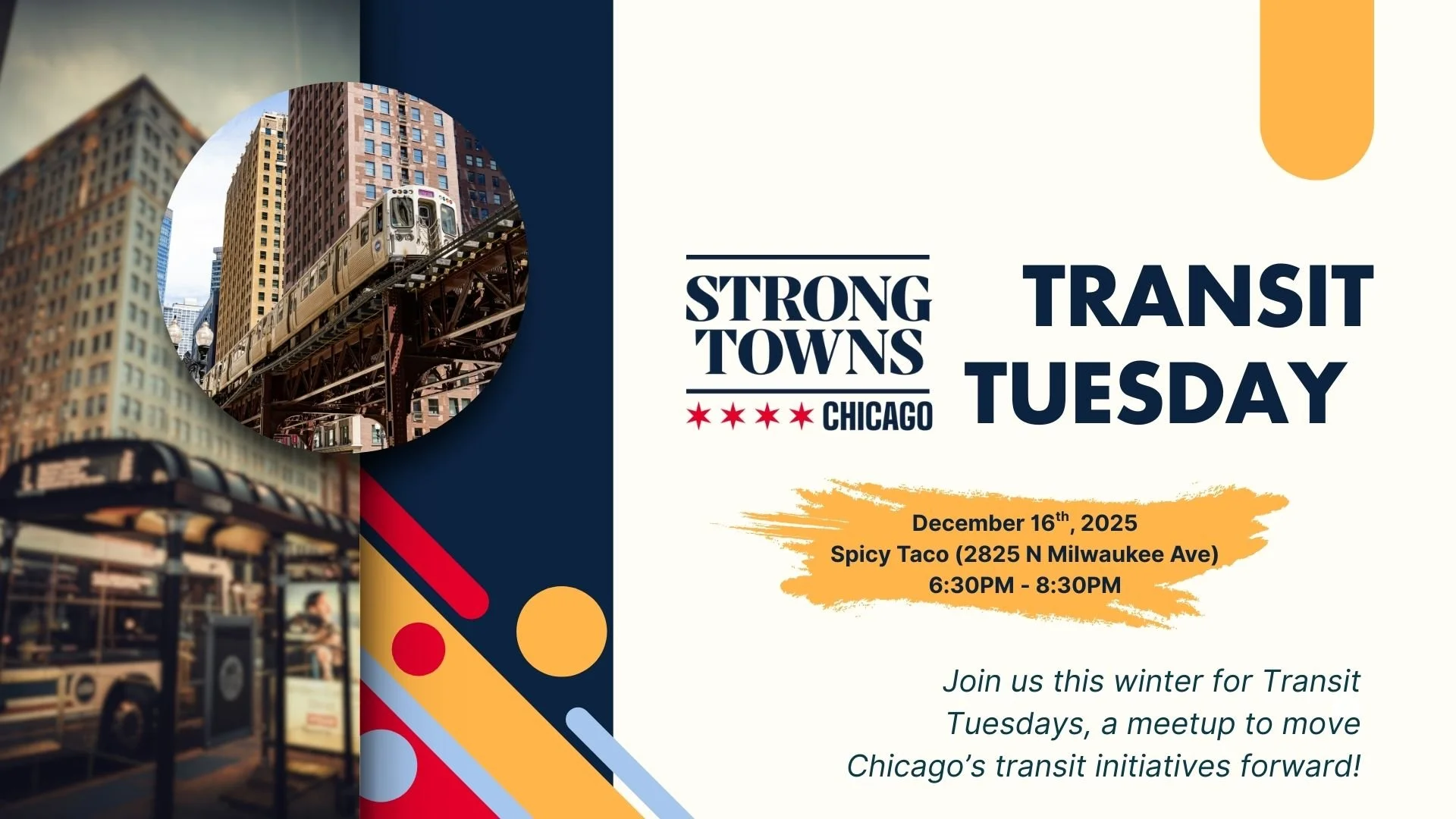Transit Tuesday Meetup! 🚆🚌