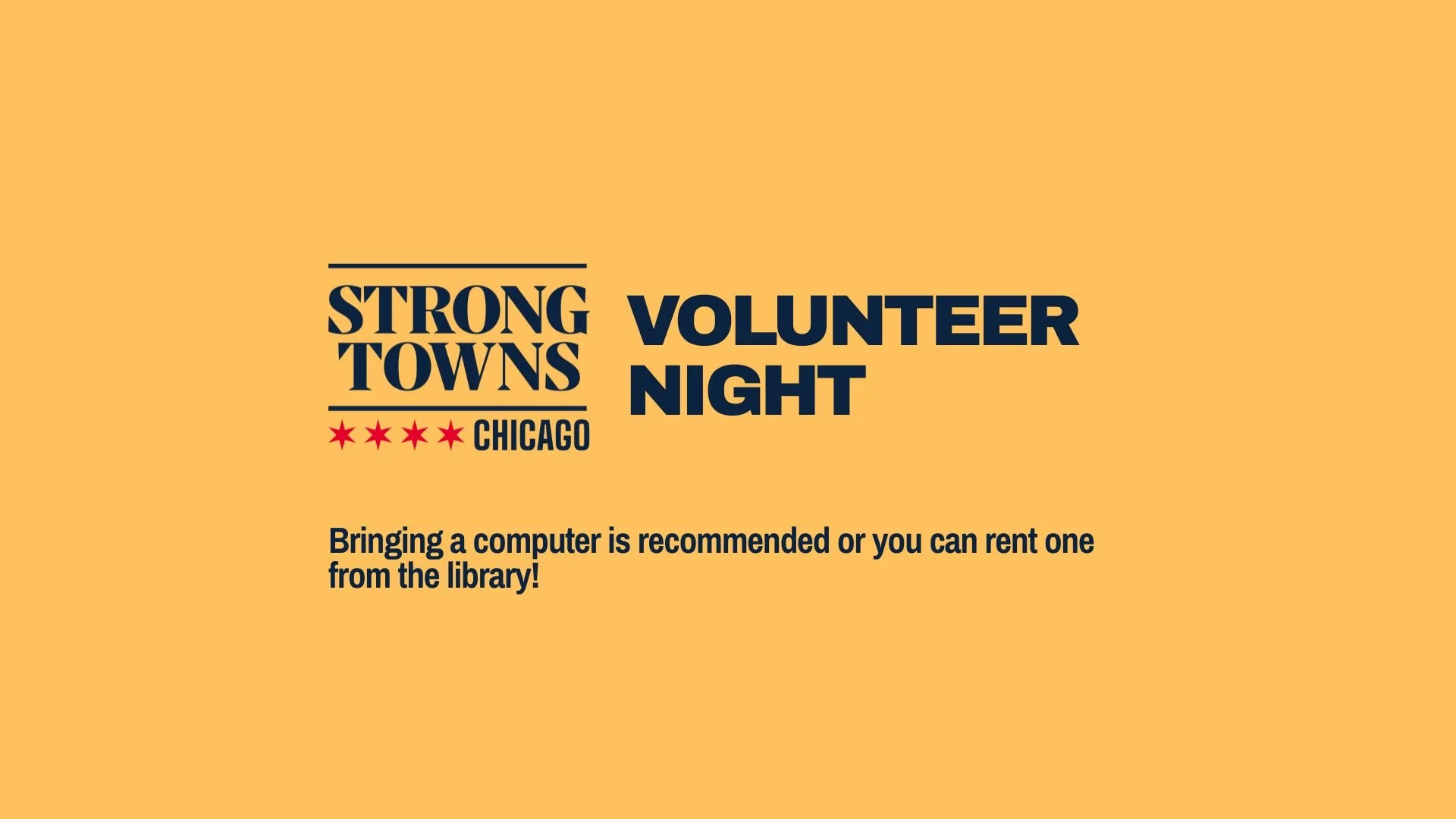 April Volunteer Night