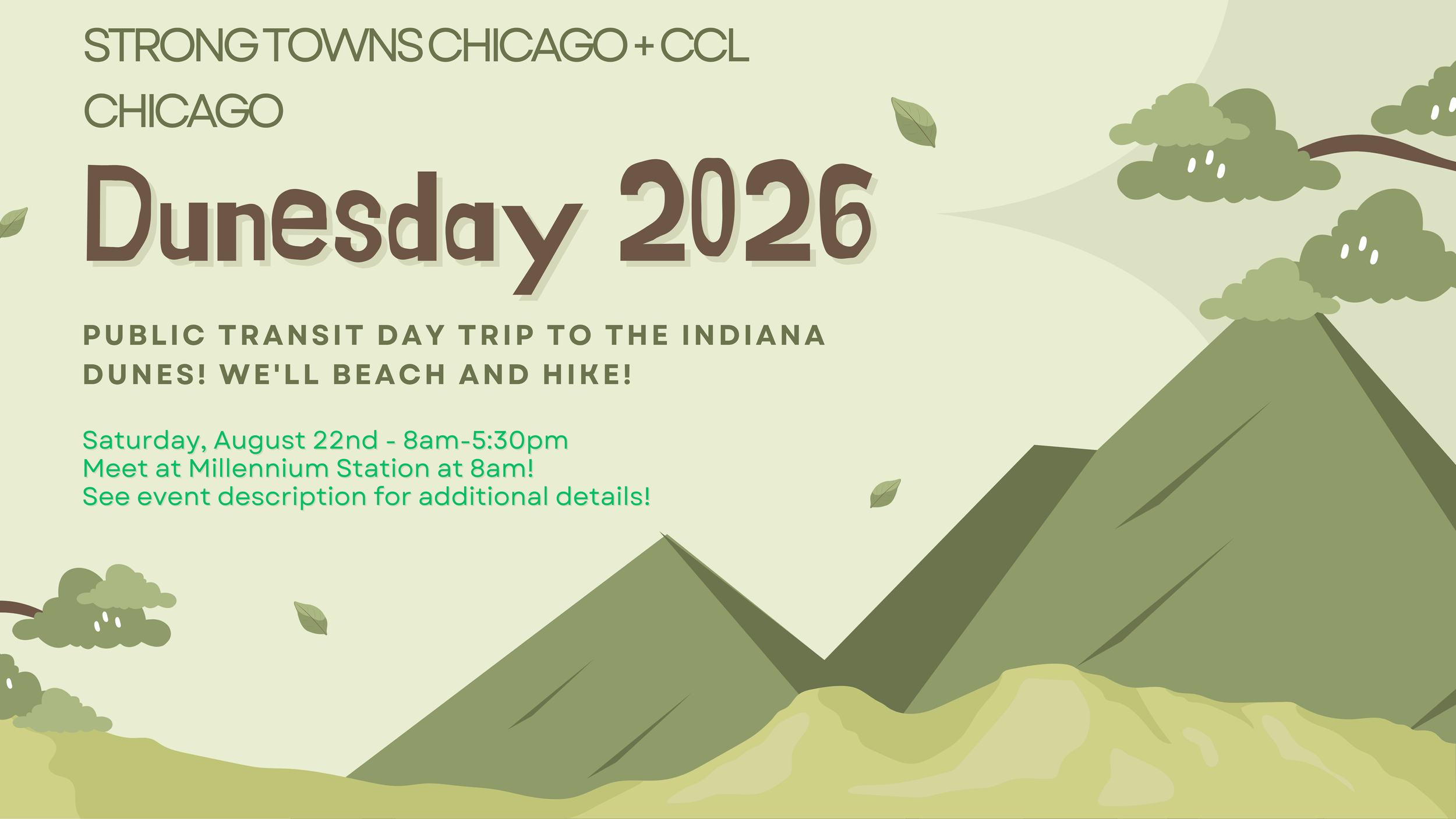 Dunesday 2026 | Strong Towns Chicago + CCL Chicago