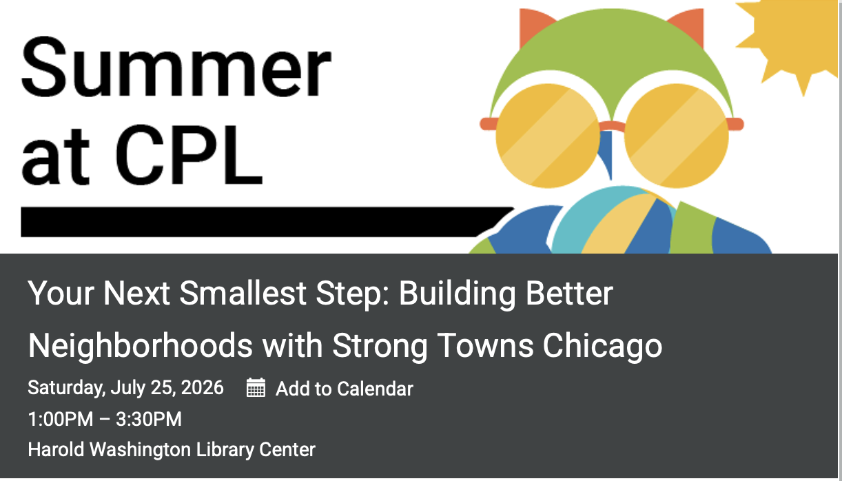 Your Next Smallest Step: Building Better Neighborhoods