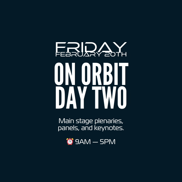 Friday, February 20th: On Orbit Day Two