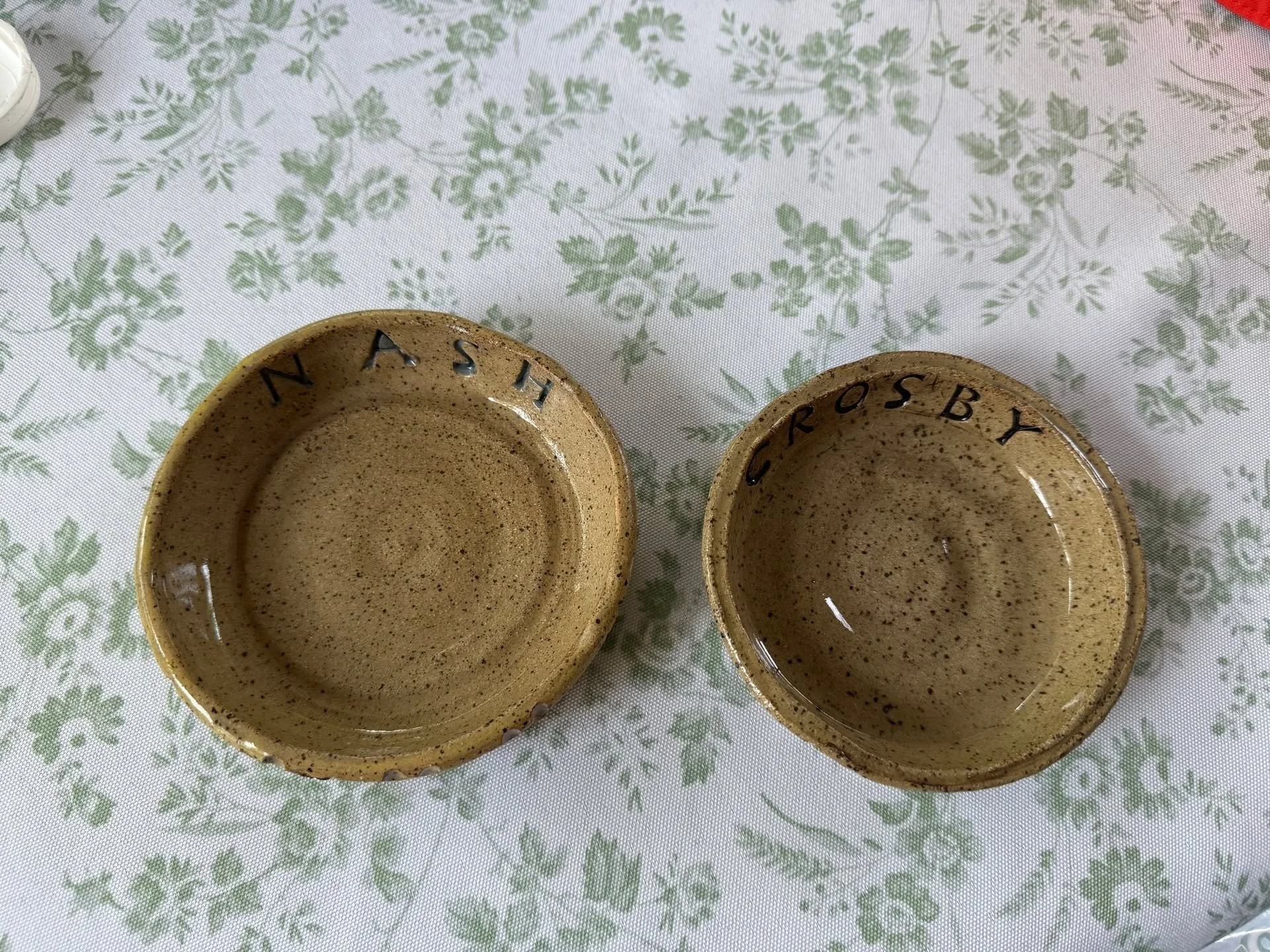 Wheel-thrown dog bowls 🐾