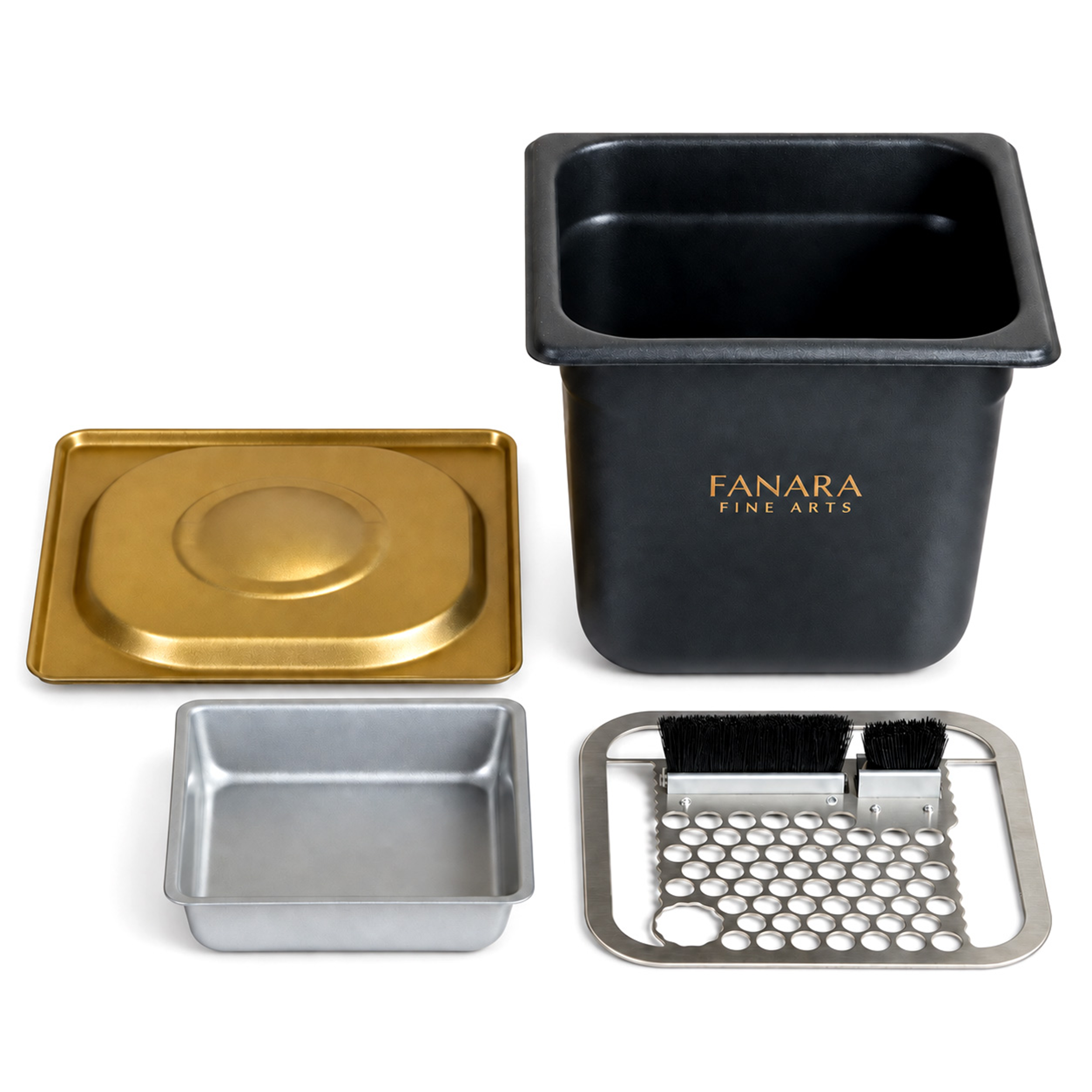 Fanara 4-Zone Oil Paint Brush Cleaner components