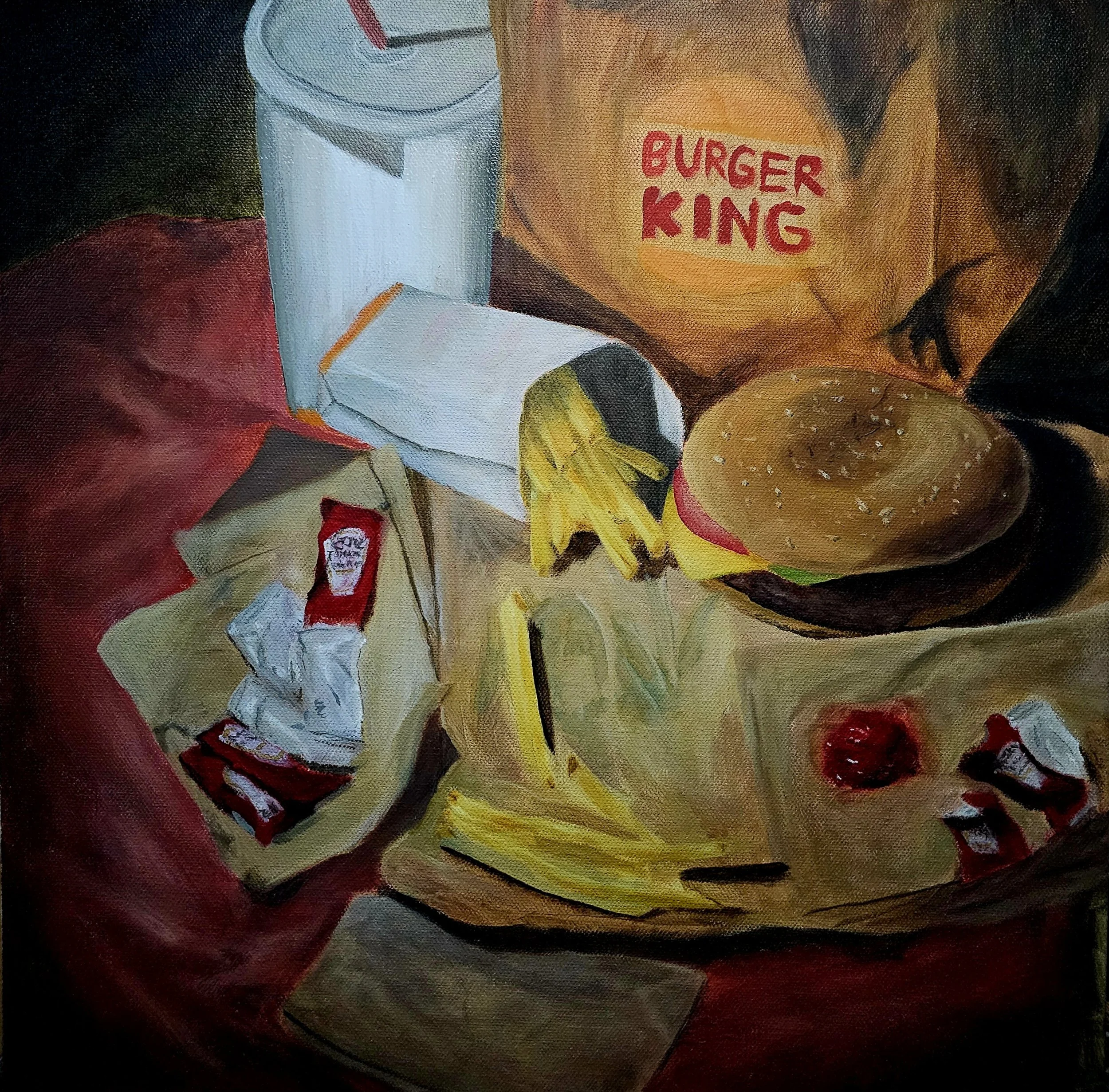 Americana | 16 x 16 inches | Oil on Gallery-Wrapped Canvas