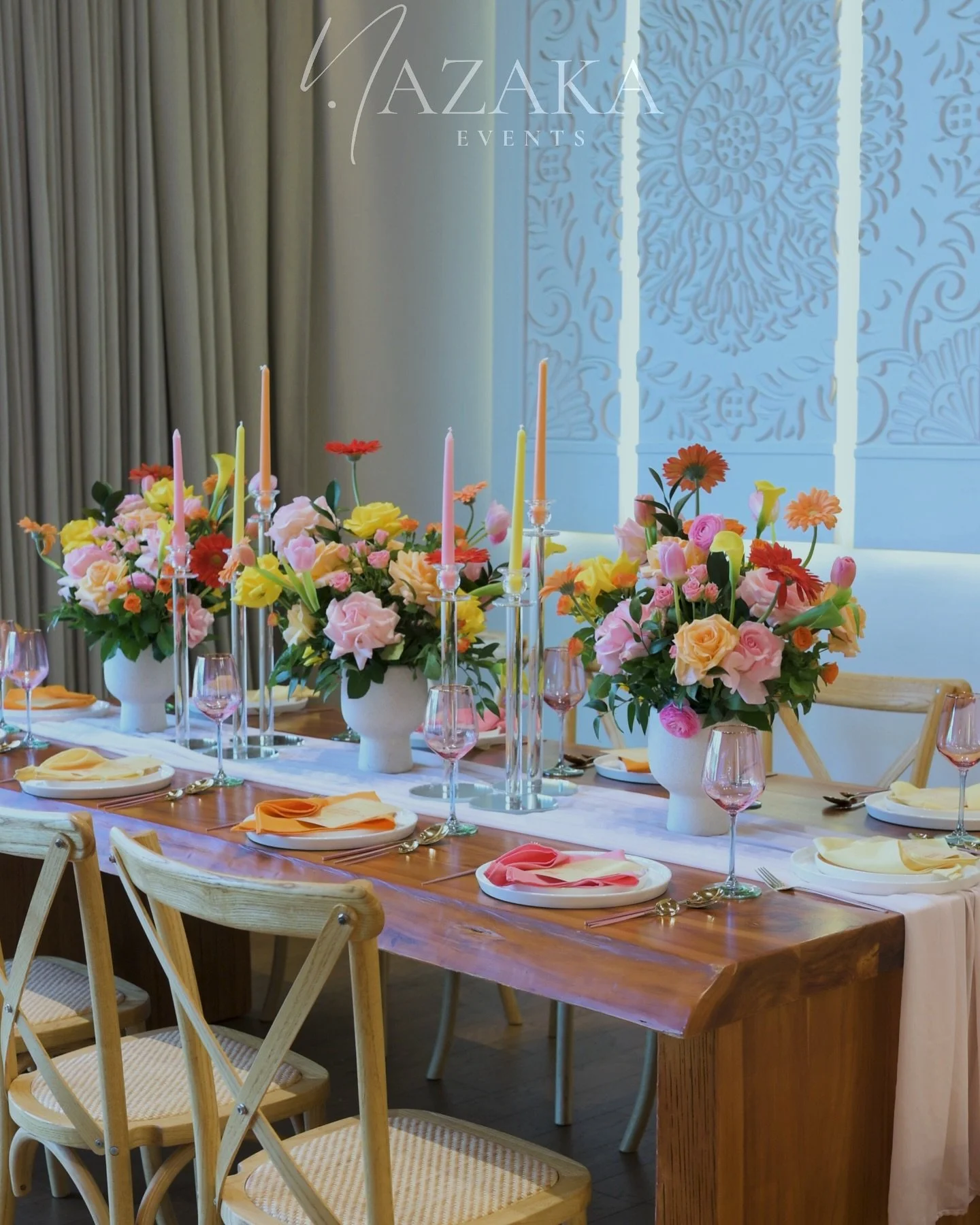 A dreamy burst of summer blooms for her special day. 🌸✨

#summer #Doha #Qatar