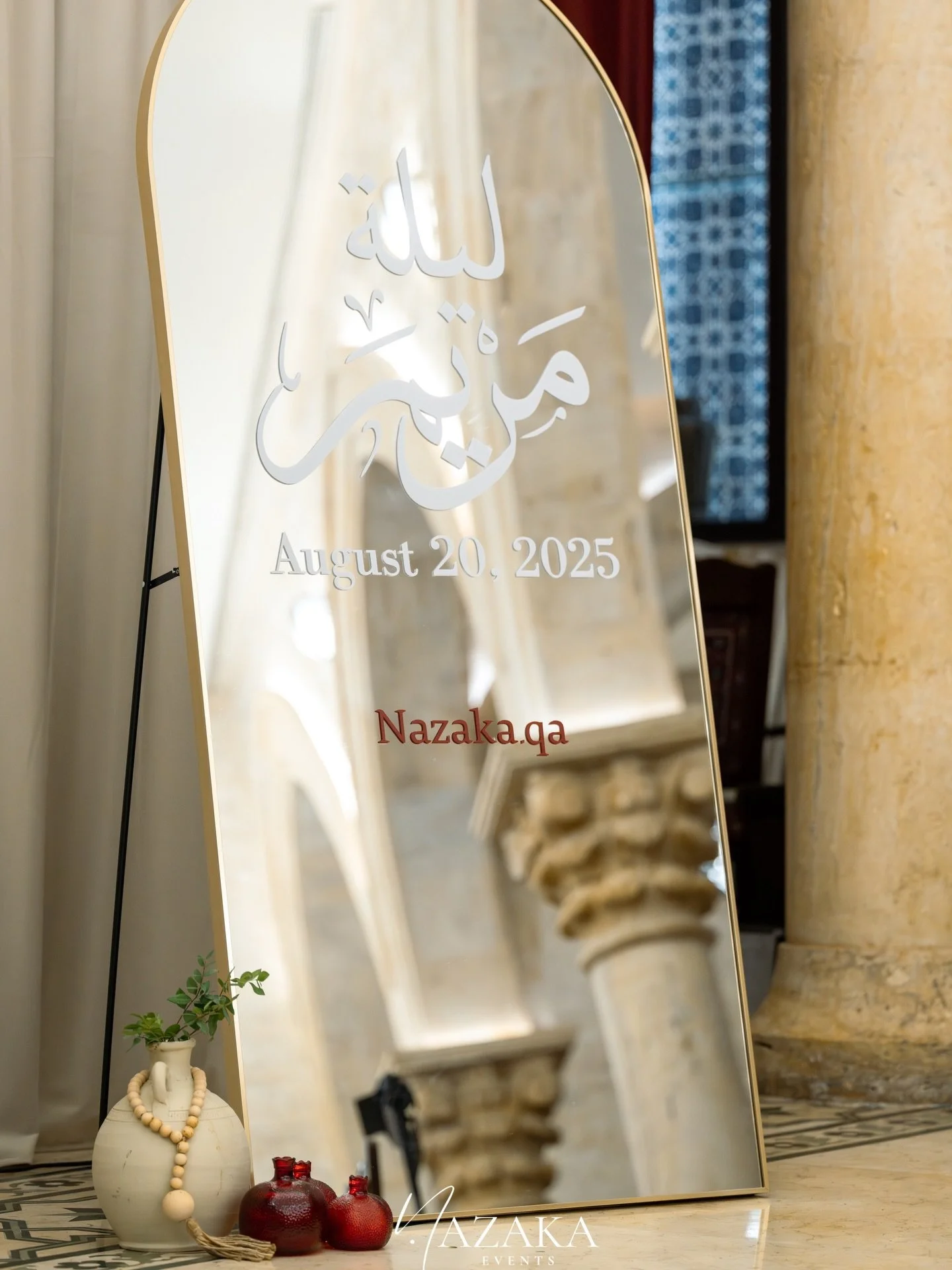 Step closer .. the celebration begins with your reflection in it. 🪞✨