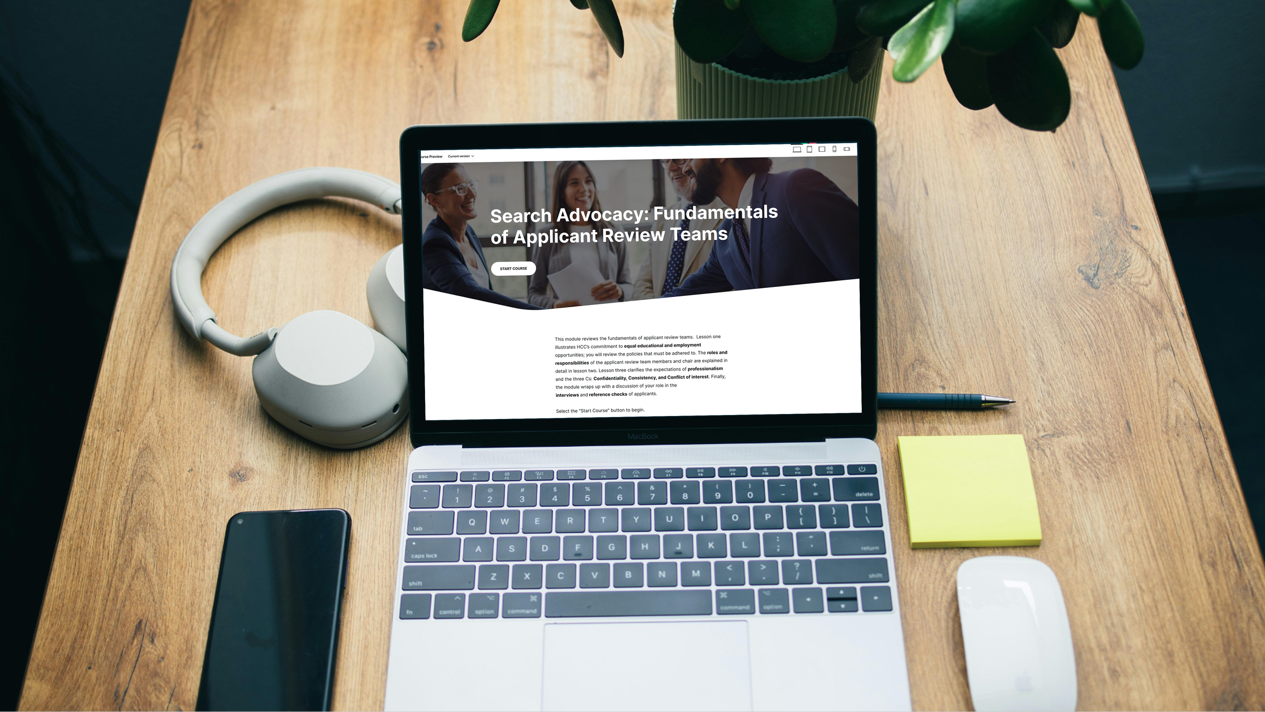 Blended Search Advocate eLearning and ILT