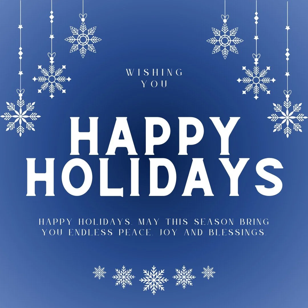 From all of us to all of you. Happy Holidays!