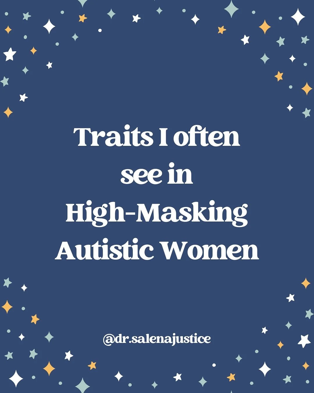 Just a reminder ✨ Not everyone who does these things is autistic. Lots of people relate to pieces of this, and that&rsquo;s totally normal.

What matters most is the pattern and how much it affects your day to day. 
If you&rsquo;re noticing things li