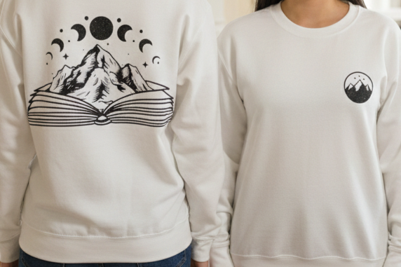ACOTAR Open Book Mountain Crewneck