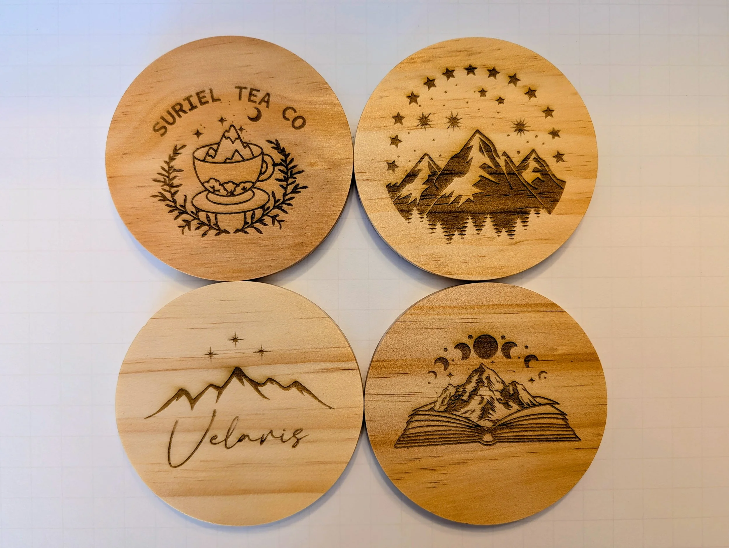 ACOTAR Mixed Coasters (Set of 4)