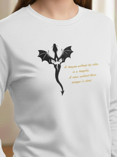 4th Wing Rider Long Sleeve Shirt