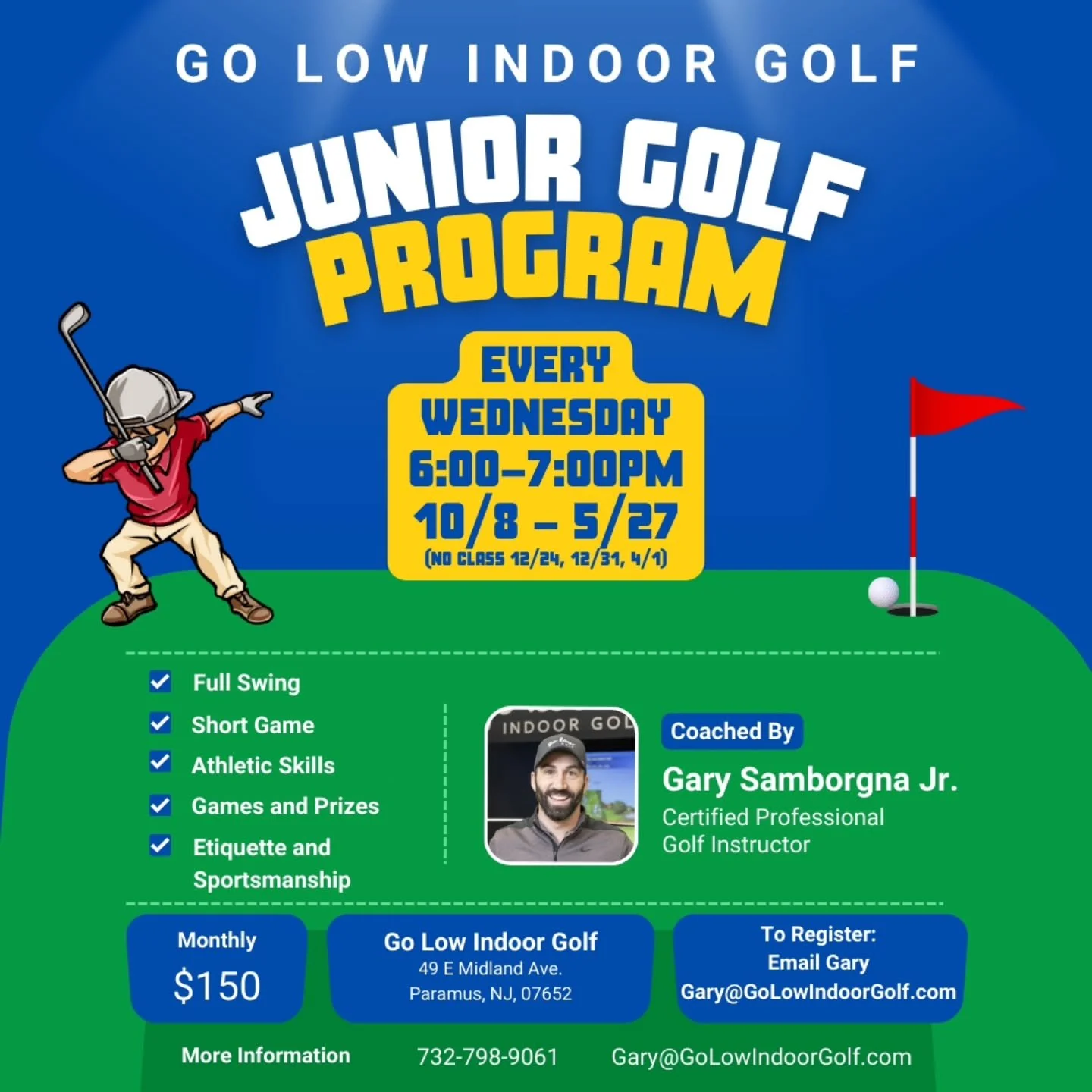 There are only a few spots left in our Junior Program! Don&rsquo;t miss out&mdash;sign up today!