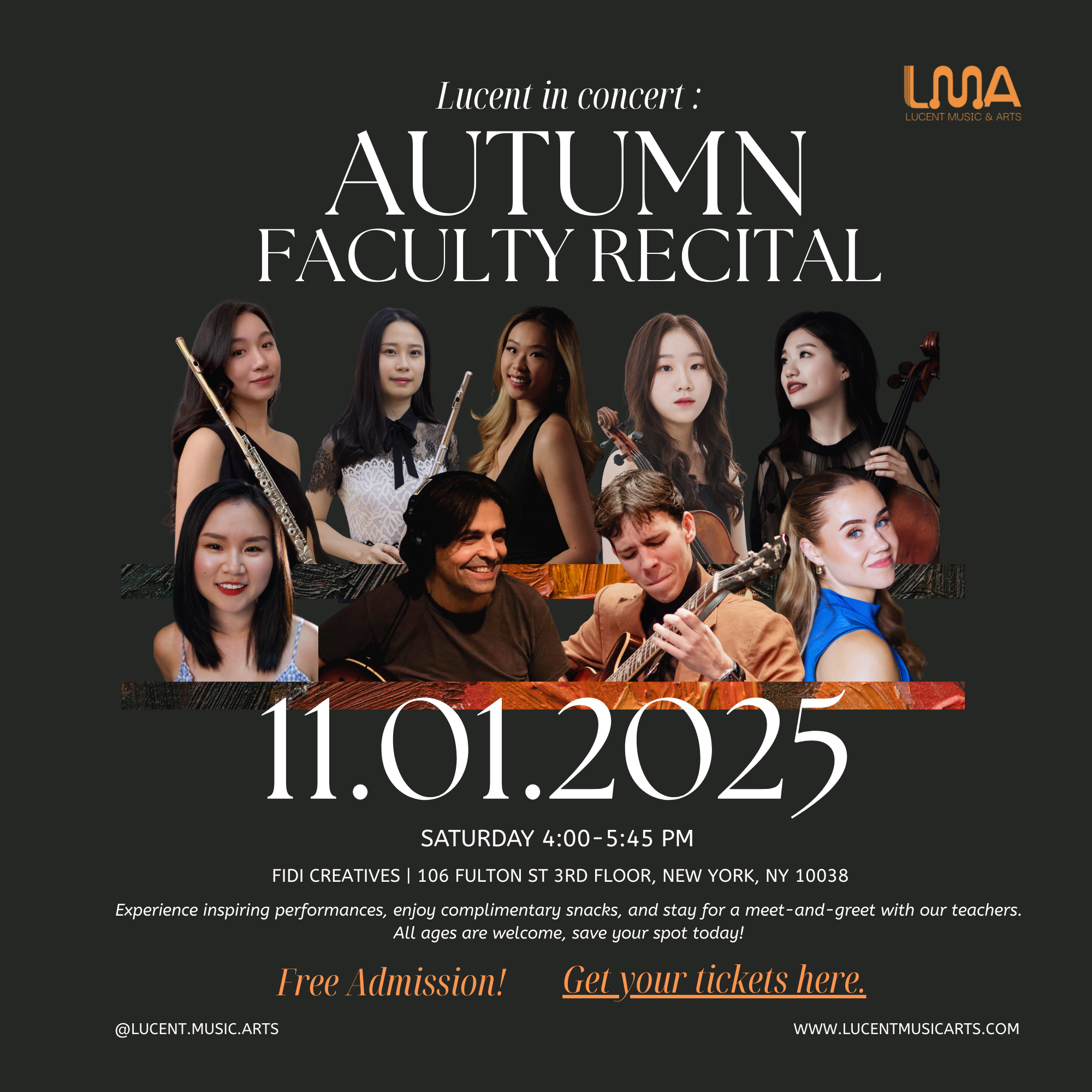Lucent in Concert: Autumn Faculty Concert