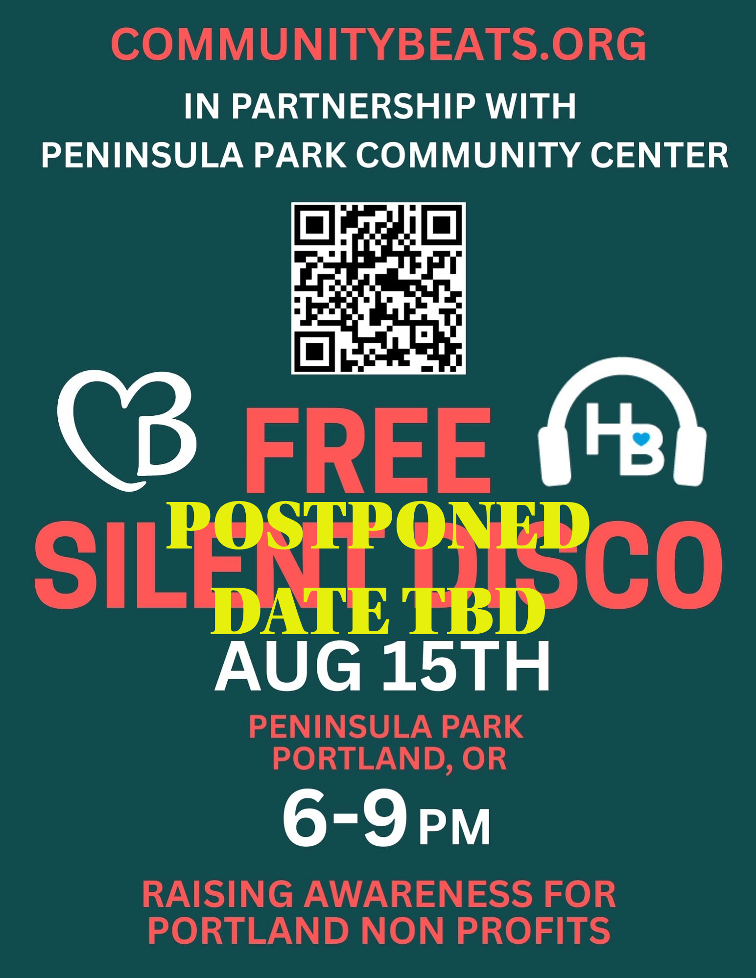 Free Silent Disco (Postponed Date tbd)