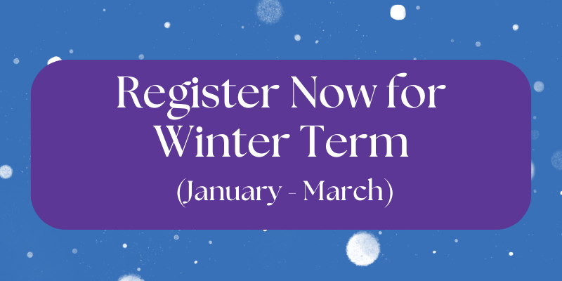 Winter Term Registration Opens with New Classes