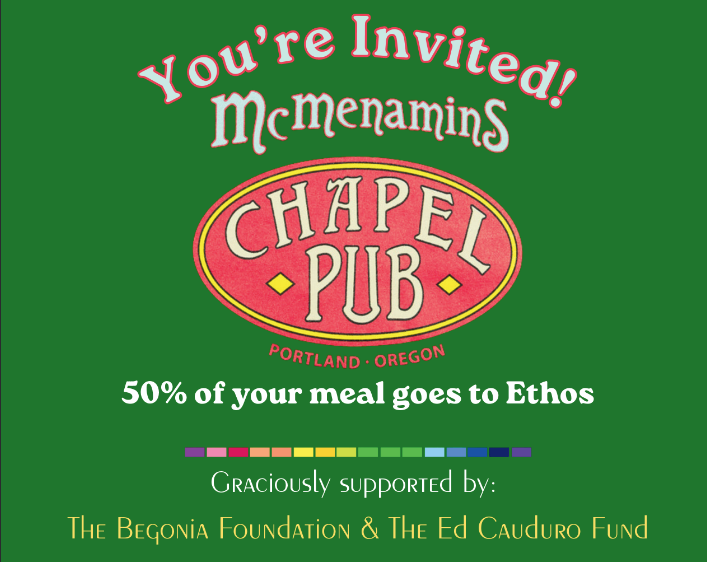 Spring Fundraiser Kickoff! 50/50 Fundraiser at McMenamins Chapel Pub