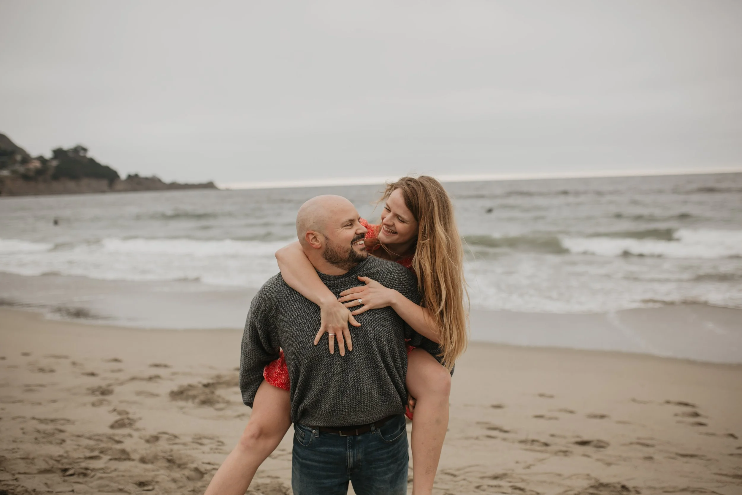 Pacifica engagement photoshoot