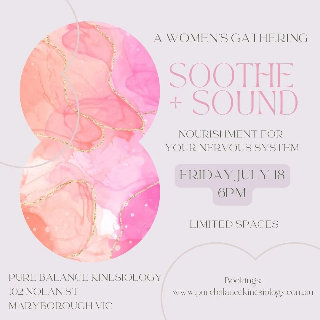 This is your invitation to join us for a women&rsquo;s gathering lovingly created to help relieve stress and nourish your nervous system. 

I will guide you through a gentle kinesiology process to balance your energies, then, cocooned in cozy blanket