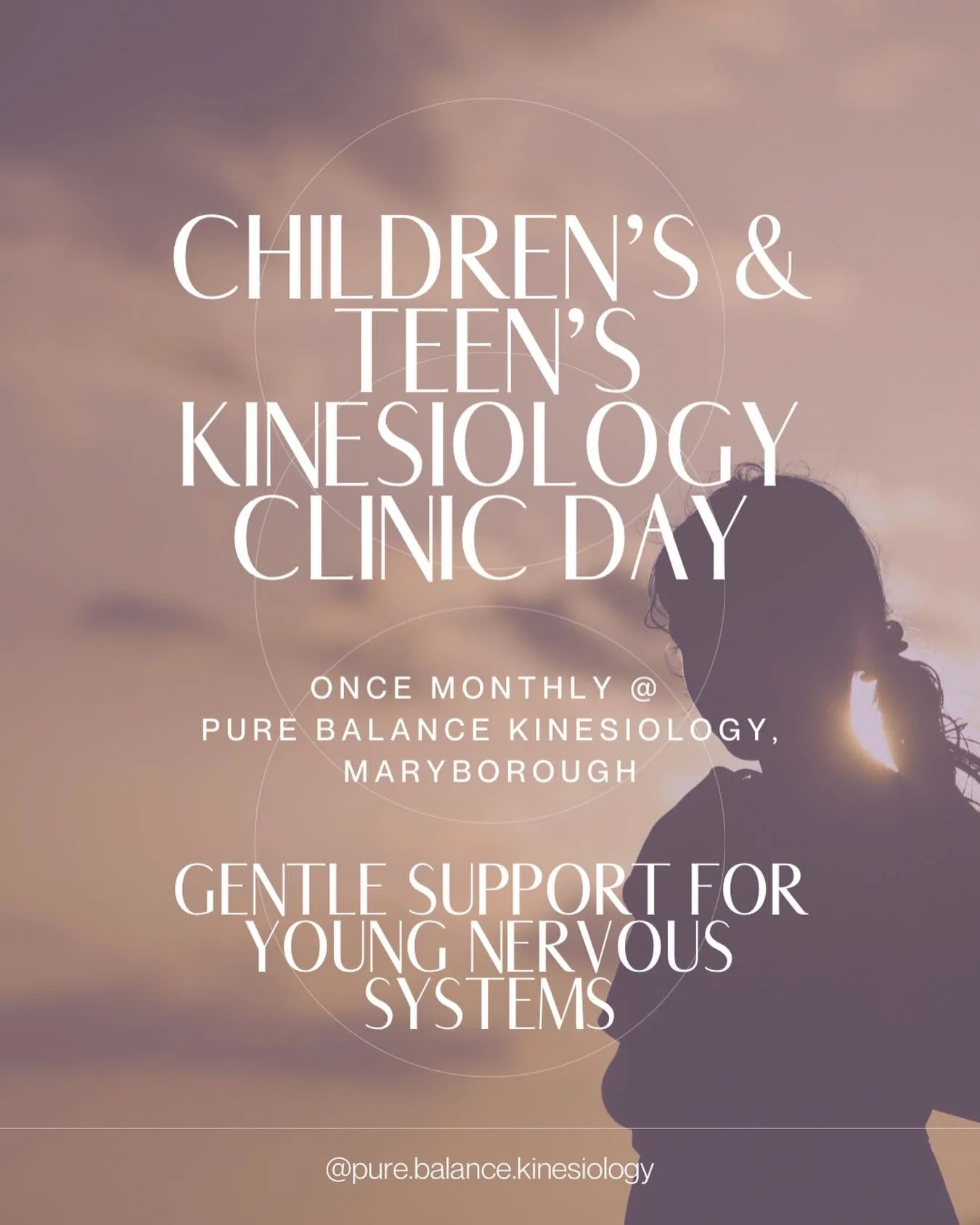 A new offering is coming to Pure Balance Kinesiology in Maryborough. 🌟

Once each month, I&rsquo;ll be holding a dedicated Children&rsquo;s &amp; Teen&rsquo;s Kinesiology Clinic Day &mdash; created specifically to support young nervous systems in a 
