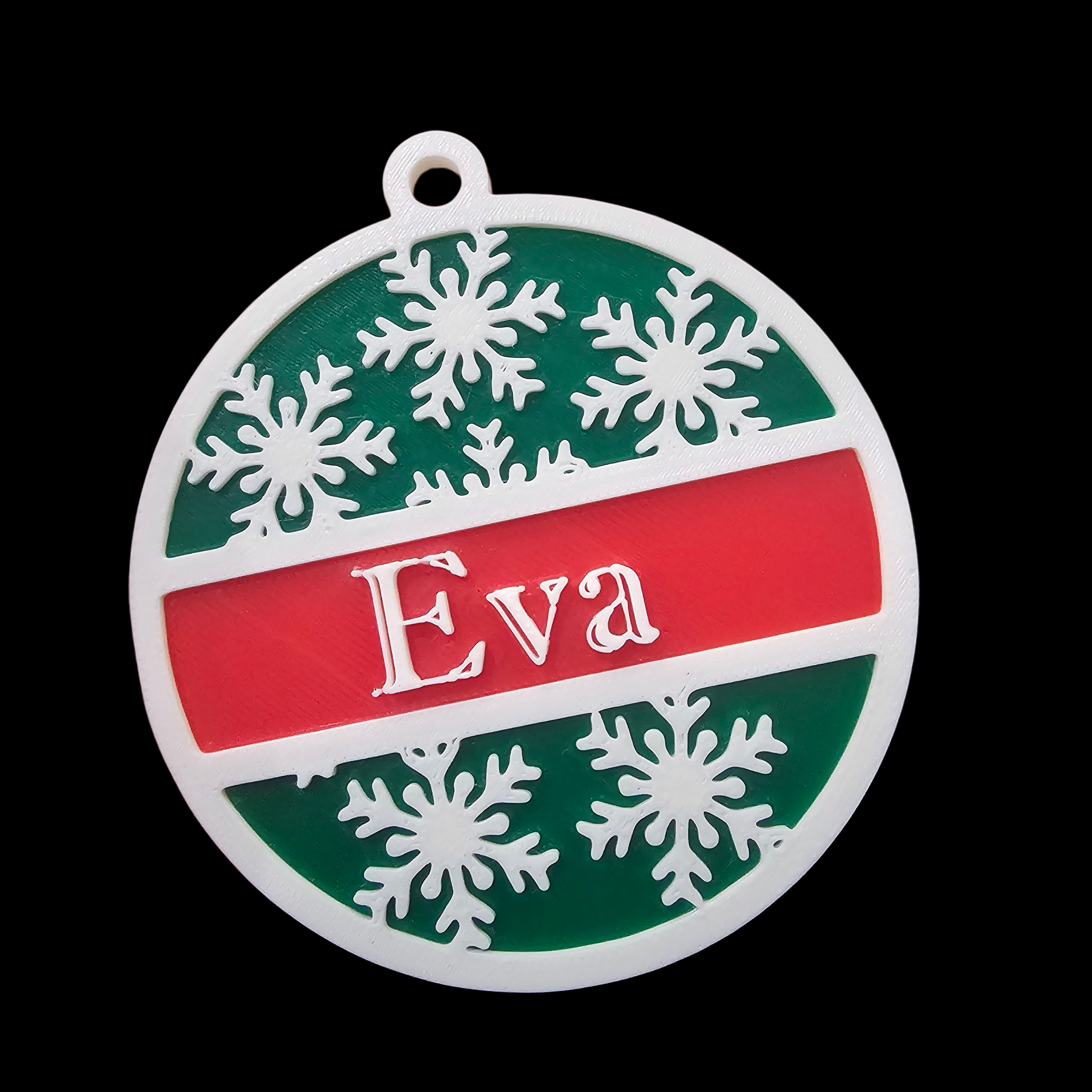 Personalized Snowflake Christmas Ornament