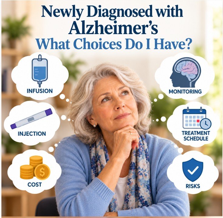 Newly Diagnosed with Alzheimer’s?                                               A Guide to Your Treatment Options, Risks and Costs