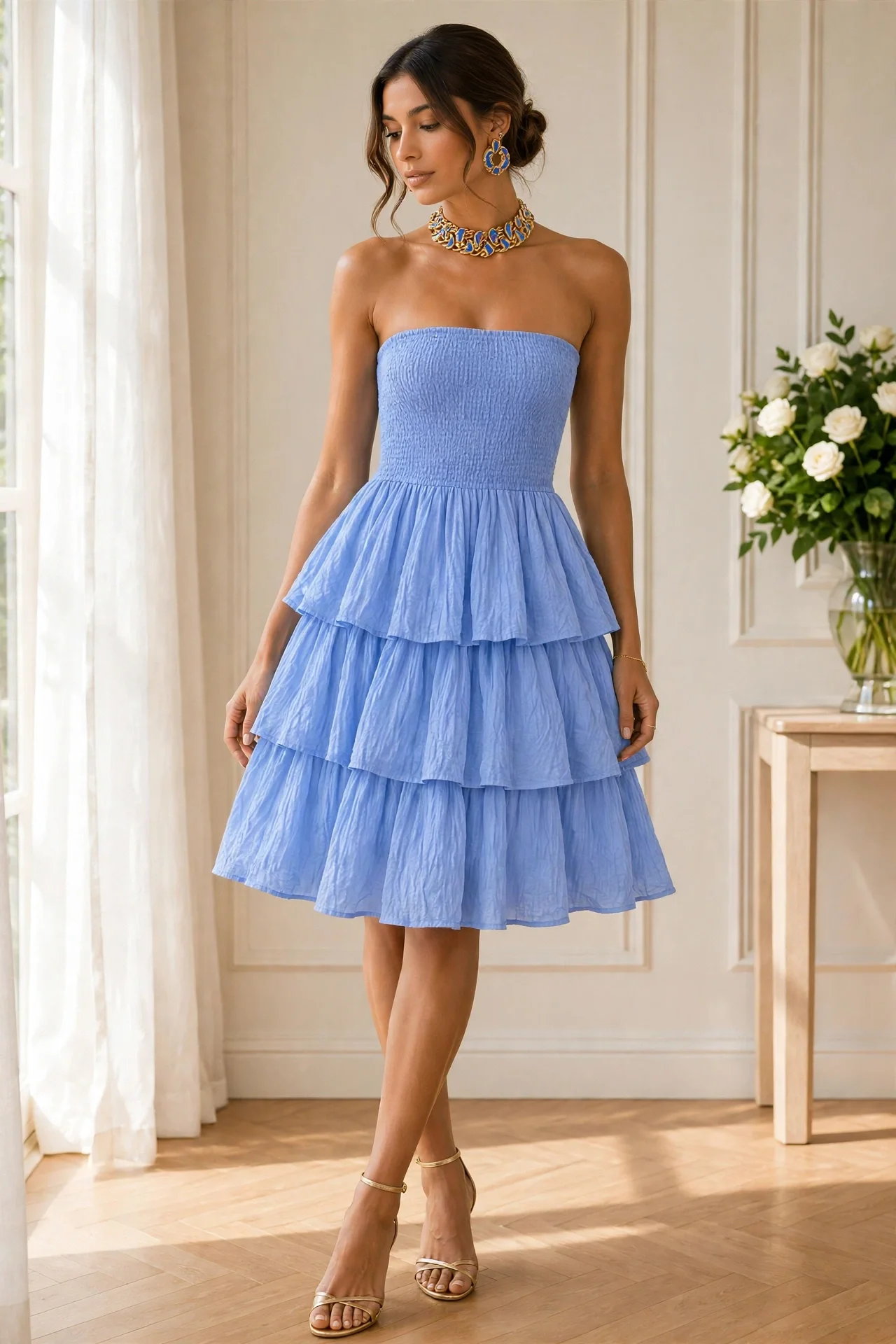 Women's Cake Strapless Party Night Out Dress