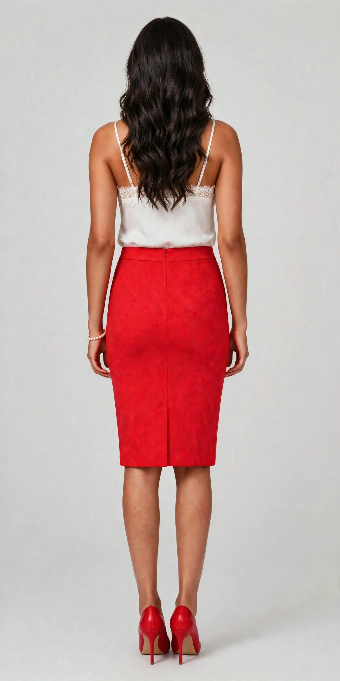 red bodycon skirt backview.png