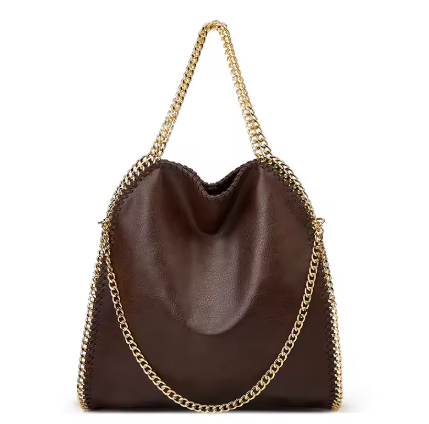 Women's High Quality Chain Strap Oversized Handbag