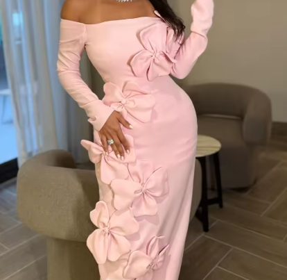 close view of pink 3d flower dress.png
