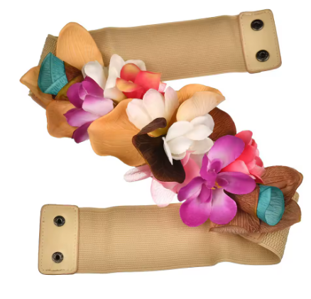 Handmade Flower Elastic Woven Bohemian Fashion Belt
