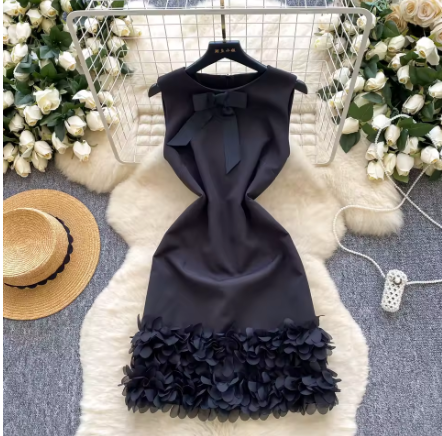 black butterfl motif dress.png