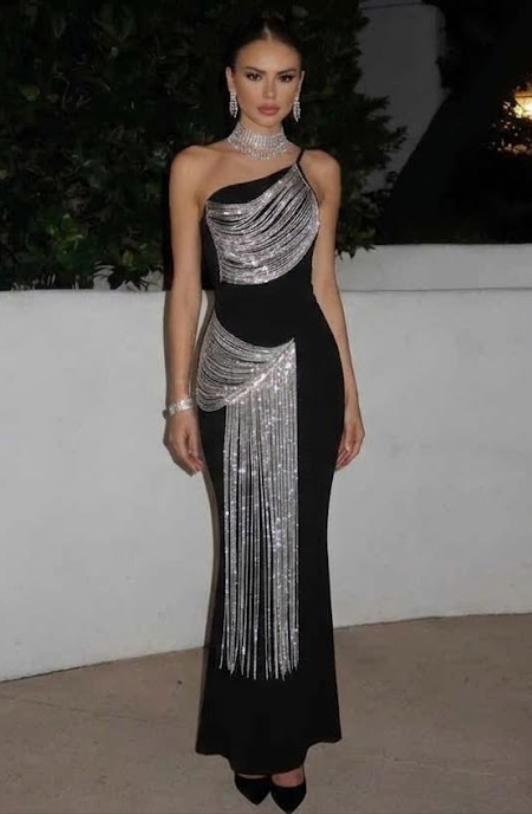 Women's Sleeveless Elegant Long Bodycon Midi Evening Dress