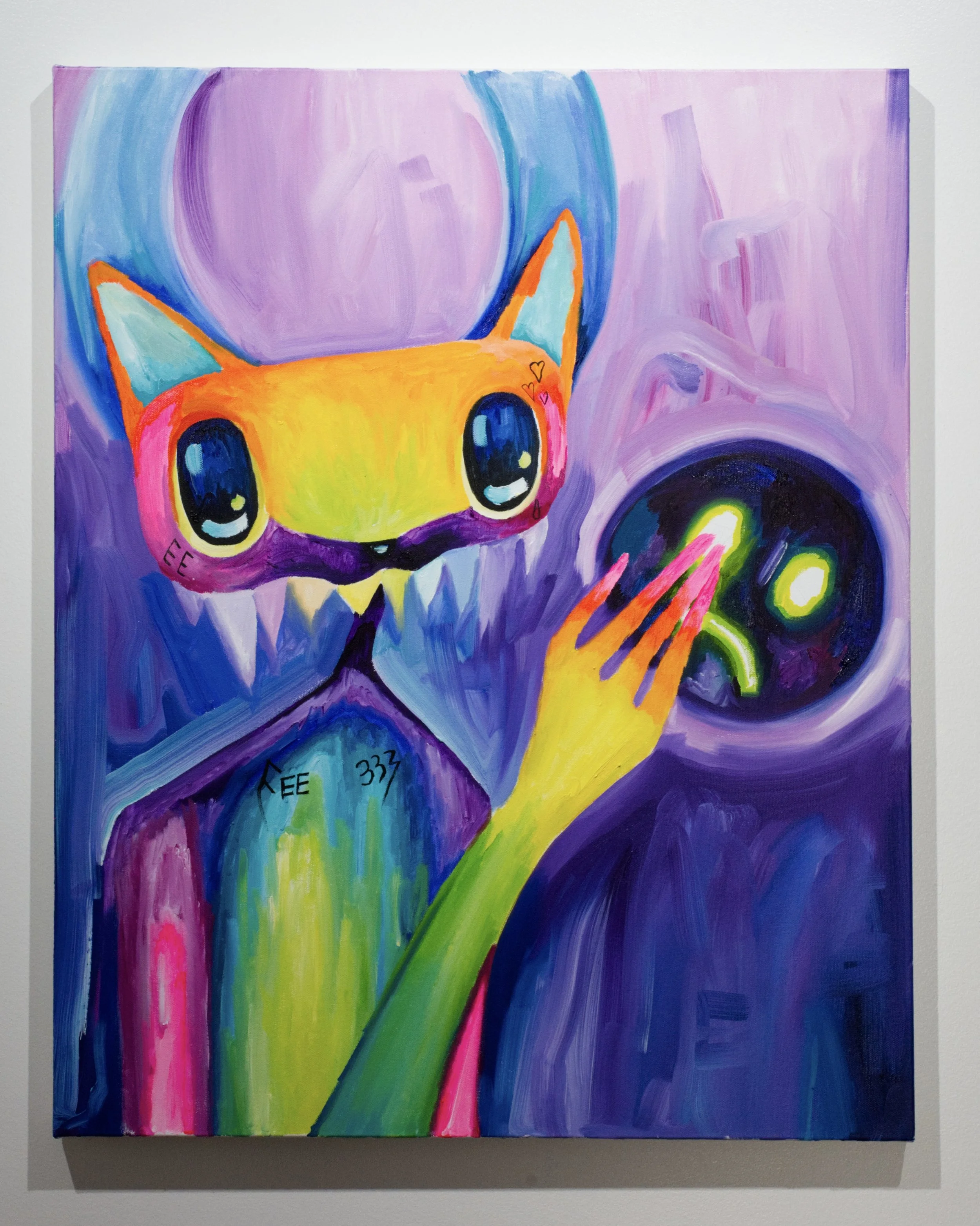 "I laughed and shook his hand"
Oil on Canvas
40in x 30in
2025