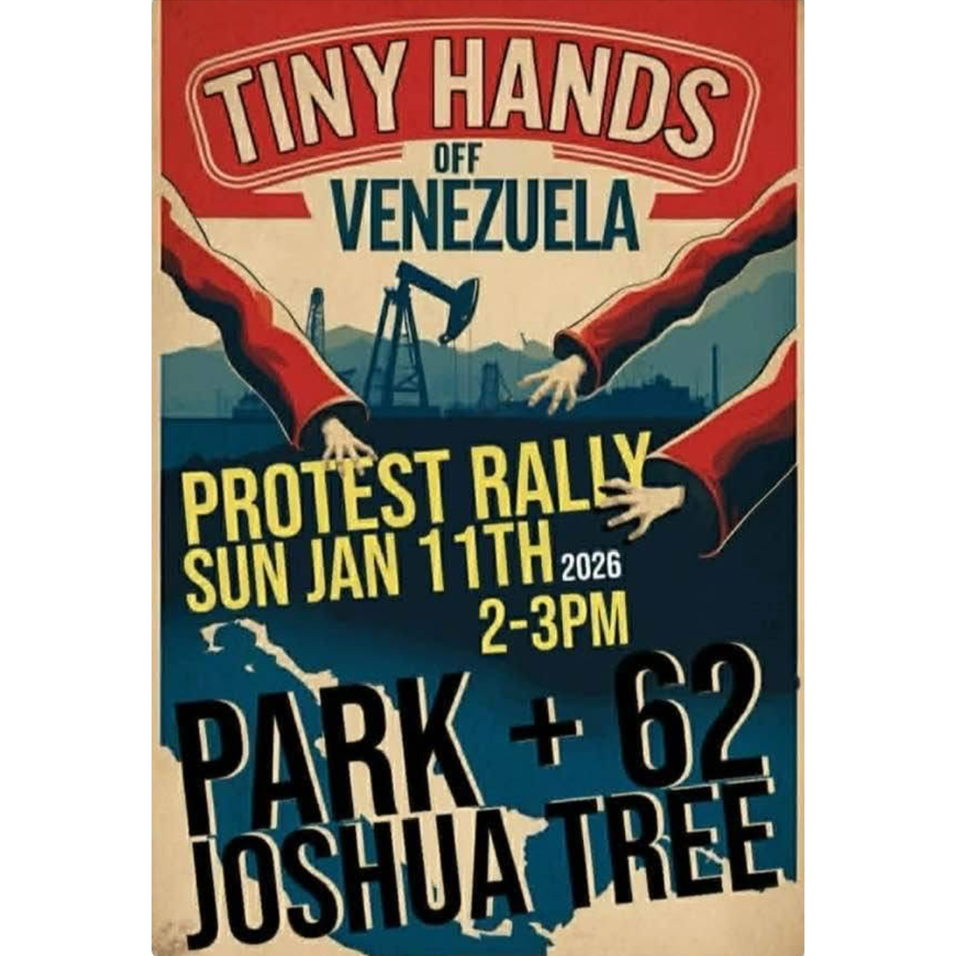 Tiny Hands Off Venezuela