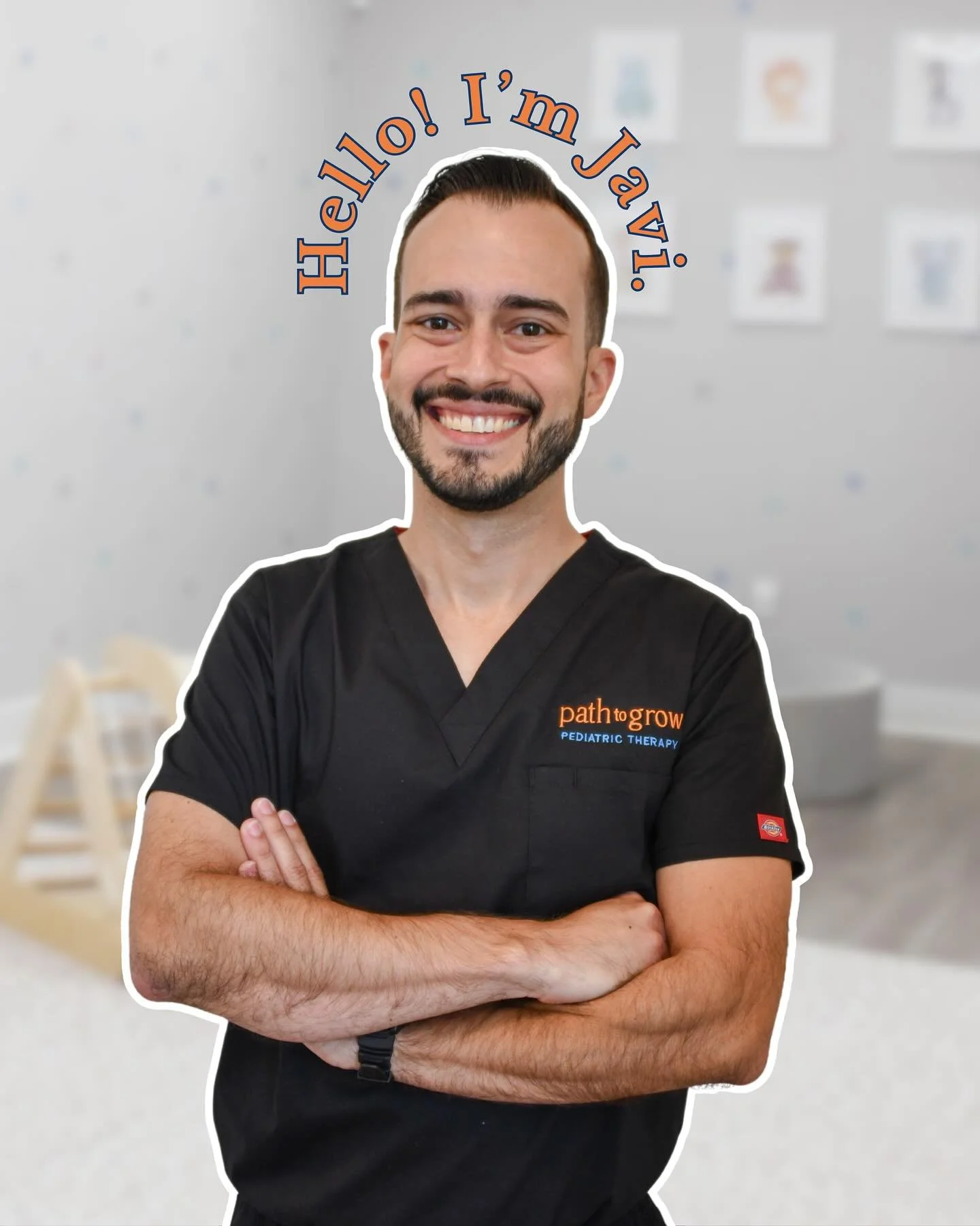 Meet Our Founder ✨  Today, we want to introduce you to Javier. He is the founder and lead occupational therapist of Path to Grow Pediatric Therapy, helping infants and children develop the skills needed to participate in essential and functional dail