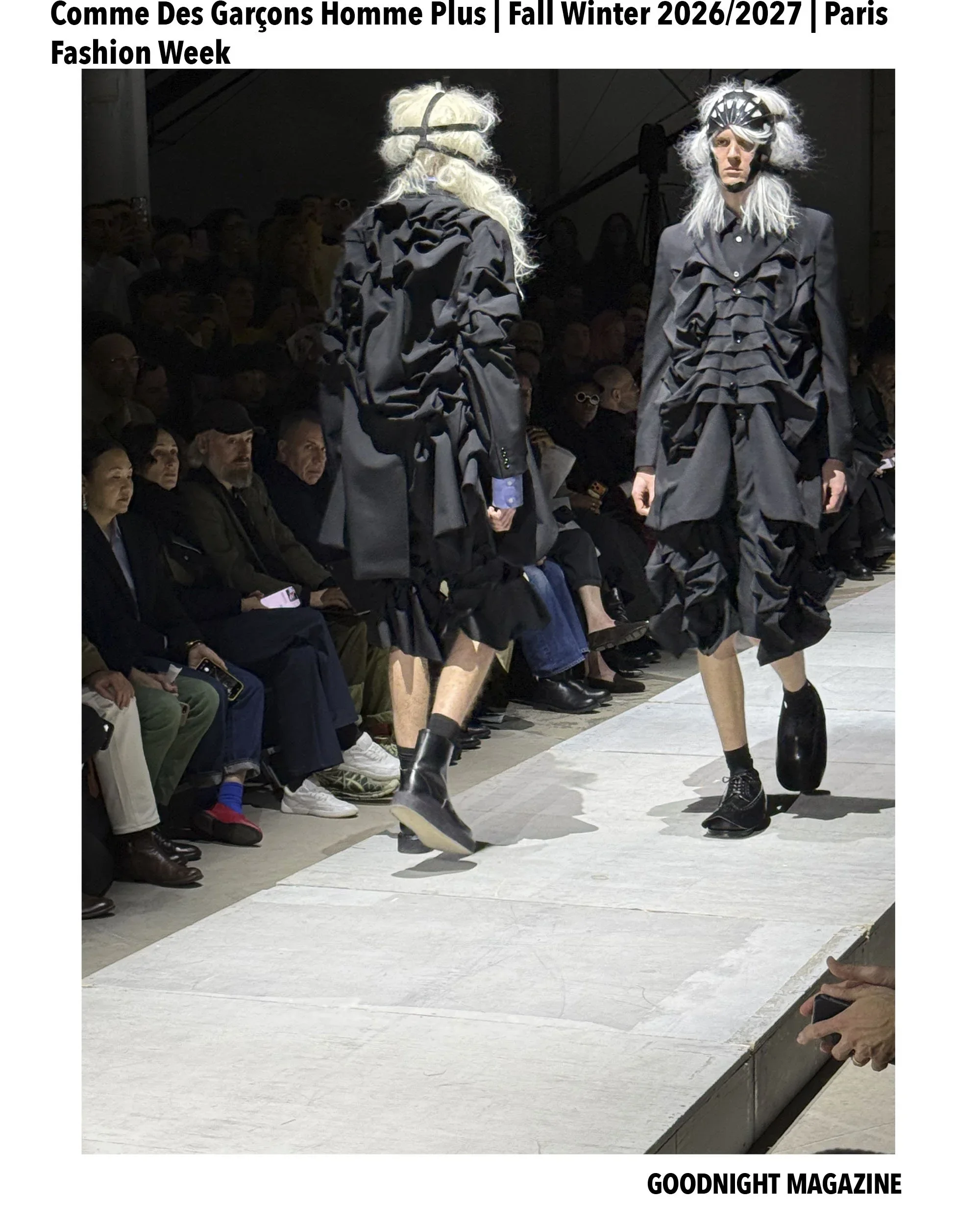 comme des garçons homme plus f/w 2026-27