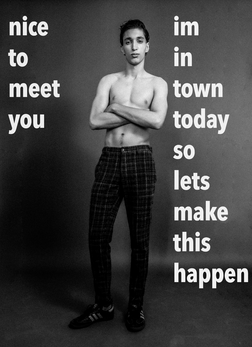 nice to meet you , im in town lets make this happen / nassim at new madison paris