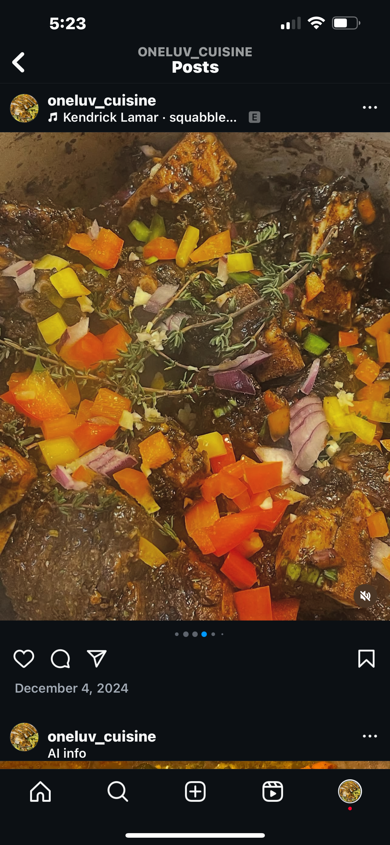 Large Tray - Oxtails